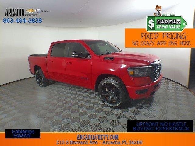 used 2021 Ram 1500 car, priced at $32,391