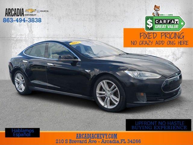 used 2015 Tesla Model S car, priced at $11,184