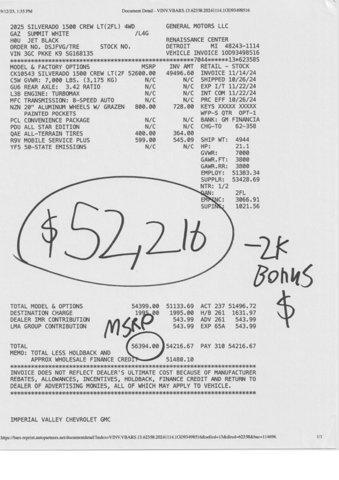 new 2025 Chevrolet Silverado 1500 car, priced at $49,784