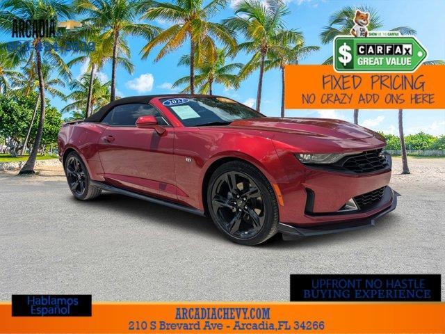 used 2022 Chevrolet Camaro car, priced at $29,514