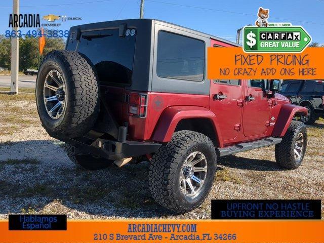 used 2012 Jeep Wrangler Unlimited car, priced at $11,284