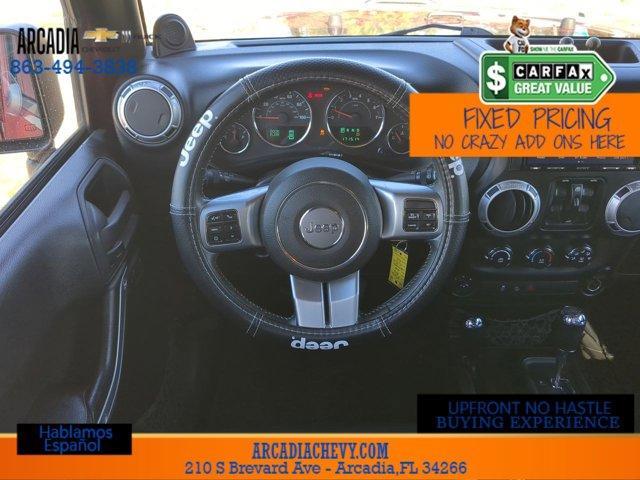 used 2012 Jeep Wrangler Unlimited car, priced at $11,284