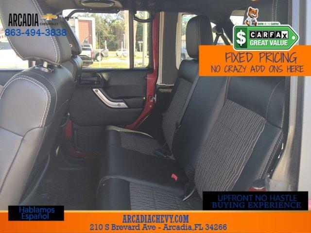 used 2012 Jeep Wrangler Unlimited car, priced at $11,284