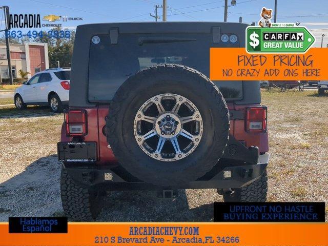 used 2012 Jeep Wrangler Unlimited car, priced at $11,284