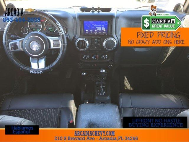 used 2012 Jeep Wrangler Unlimited car, priced at $11,284