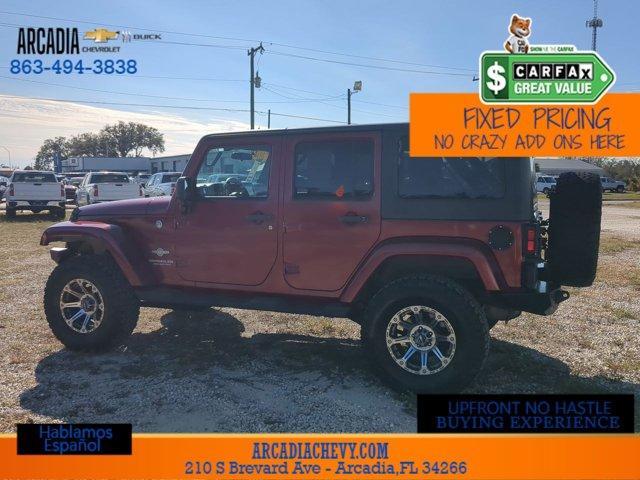 used 2012 Jeep Wrangler Unlimited car, priced at $11,284