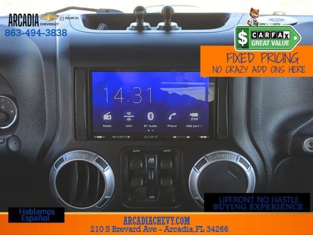 used 2012 Jeep Wrangler Unlimited car, priced at $11,284