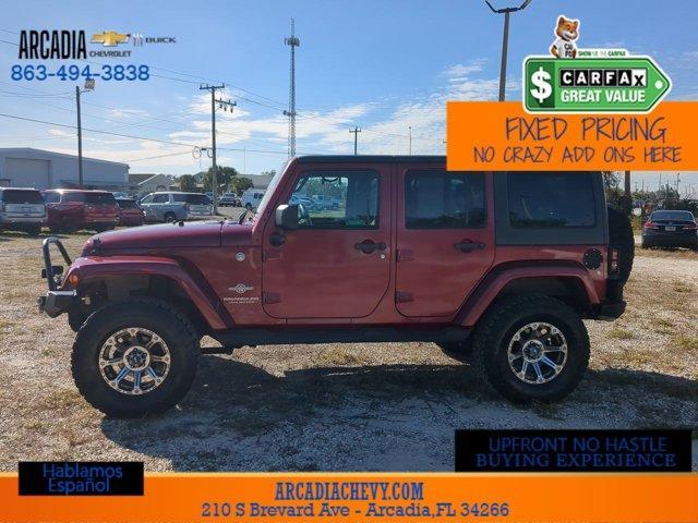 used 2012 Jeep Wrangler Unlimited car, priced at $11,284