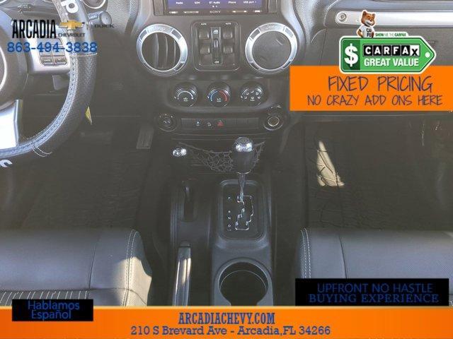 used 2012 Jeep Wrangler Unlimited car, priced at $11,284