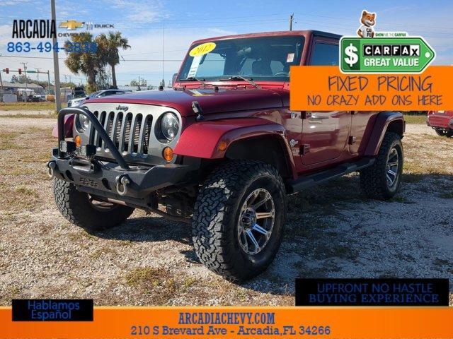 used 2012 Jeep Wrangler Unlimited car, priced at $11,284