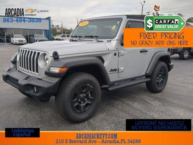 used 2024 Jeep Wrangler car, priced at $31,391