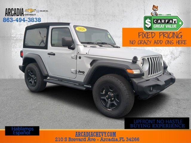 used 2024 Jeep Wrangler car, priced at $31,391