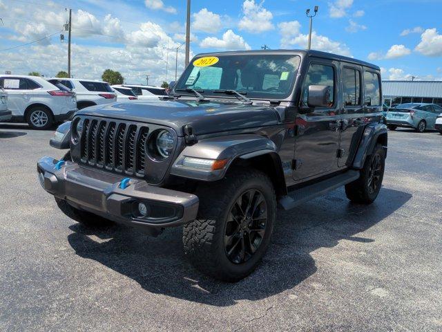 used 2021 Jeep Wrangler Unlimited 4xe car, priced at $27,484