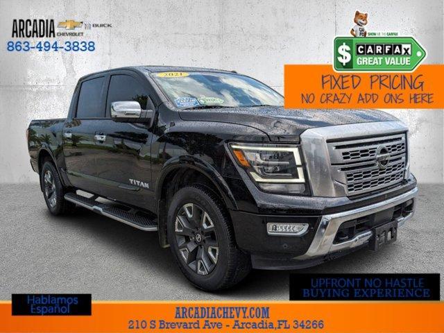 used 2021 Nissan Titan car, priced at $42,391