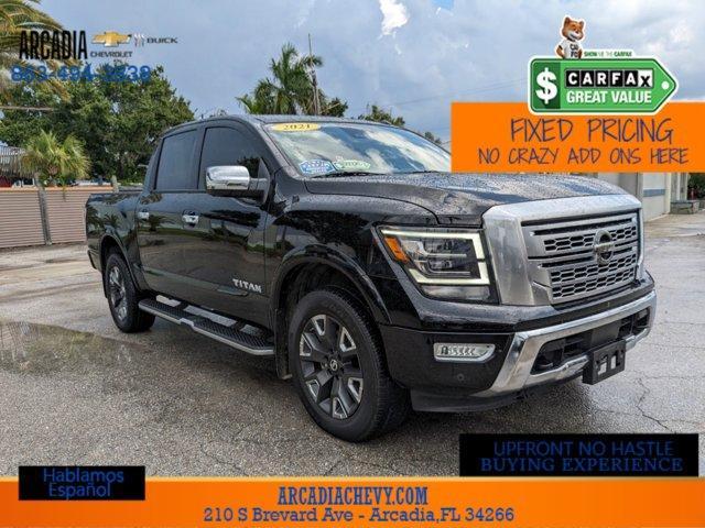 used 2021 Nissan Titan car, priced at $42,391