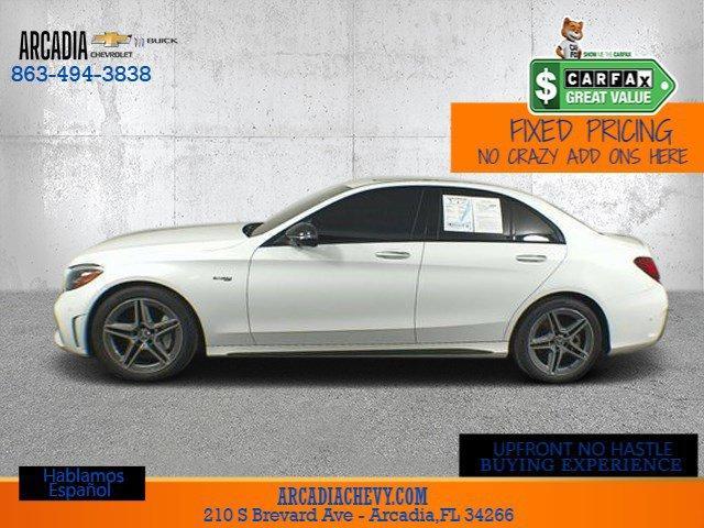 used 2020 Mercedes-Benz AMG C 43 car, priced at $34,884