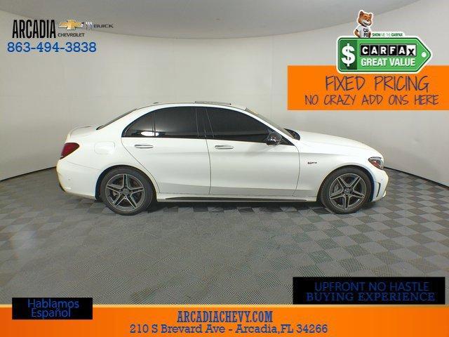 used 2020 Mercedes-Benz AMG C 43 car, priced at $34,884