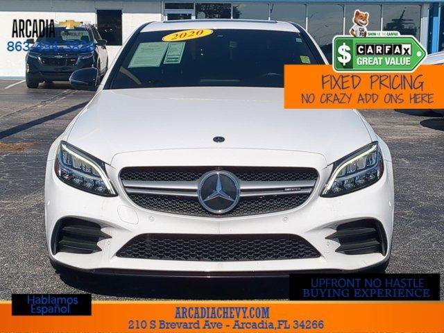 used 2020 Mercedes-Benz AMG C 43 car, priced at $33,600