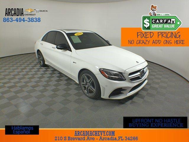 used 2020 Mercedes-Benz AMG C 43 car, priced at $34,884