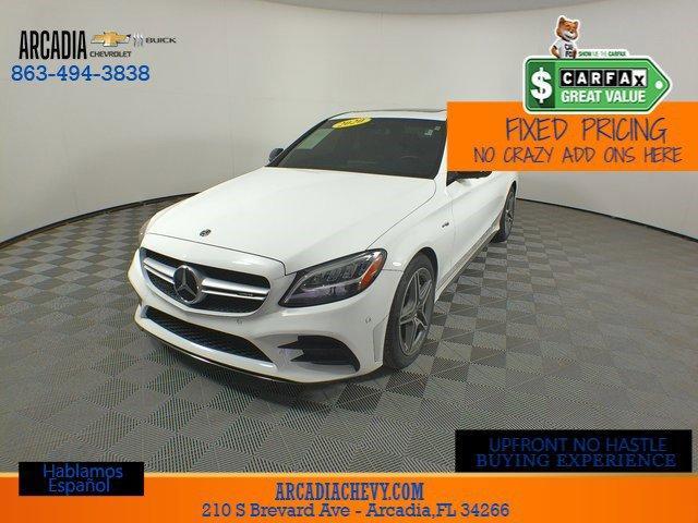 used 2020 Mercedes-Benz AMG C 43 car, priced at $34,884