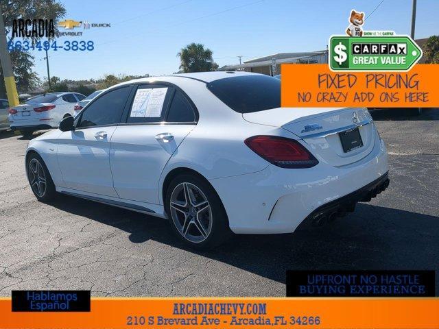 used 2020 Mercedes-Benz AMG C 43 car, priced at $33,600