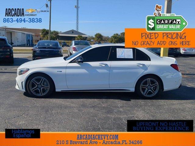 used 2020 Mercedes-Benz AMG C 43 car, priced at $33,600