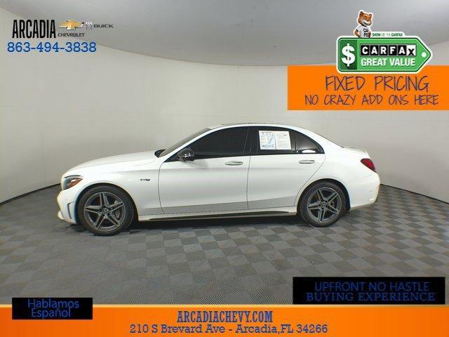 used 2020 Mercedes-Benz AMG C 43 car, priced at $34,884