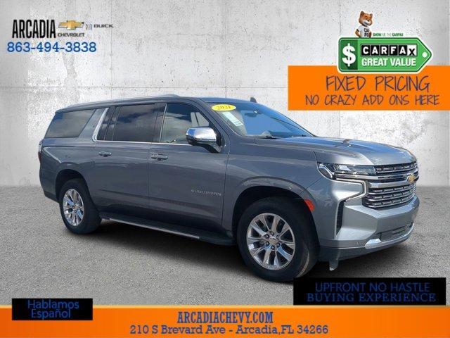 used 2021 Chevrolet Suburban car, priced at $49,111