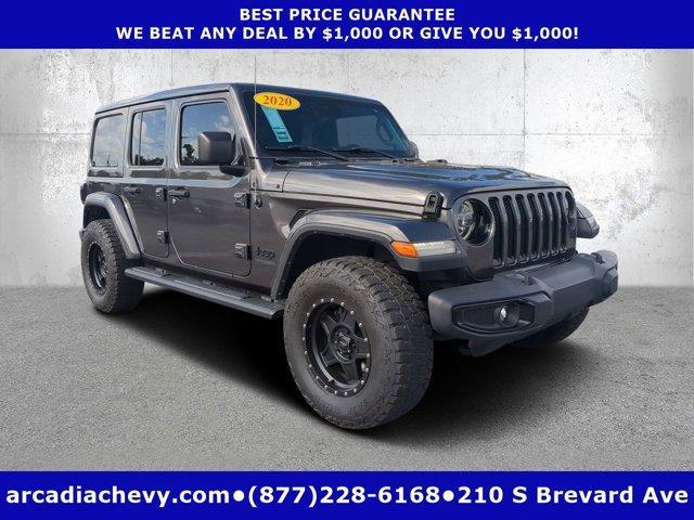 used 2020 Jeep Wrangler Unlimited car, priced at $25,984
