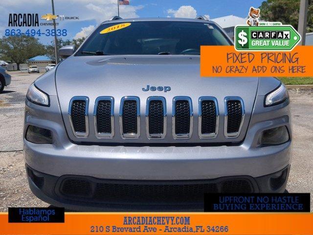 used 2018 Jeep Cherokee car, priced at $16,284