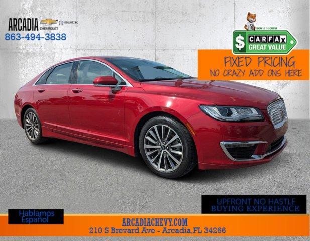 used 2020 Lincoln MKZ car, priced at $24,391