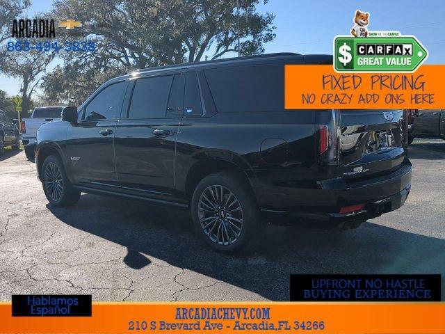 used 2024 Cadillac Escalade ESV car, priced at $142,984