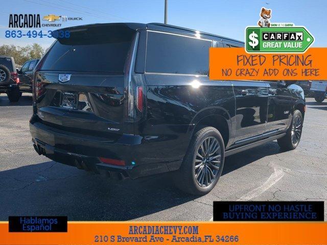 used 2024 Cadillac Escalade ESV car, priced at $142,984