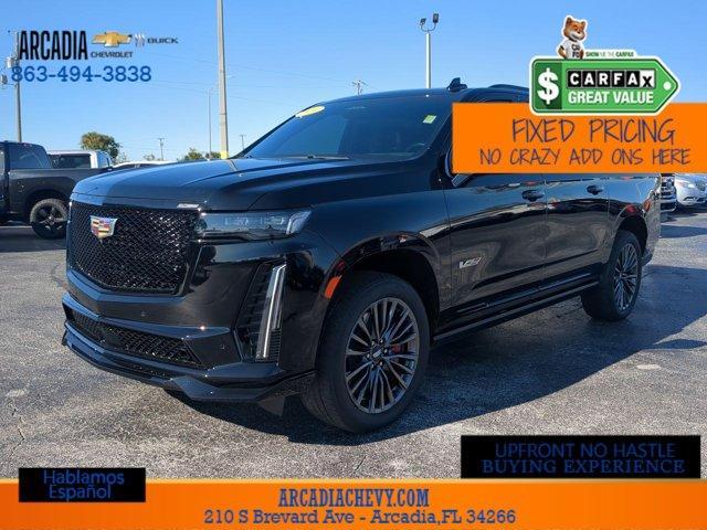 used 2024 Cadillac Escalade ESV car, priced at $142,984