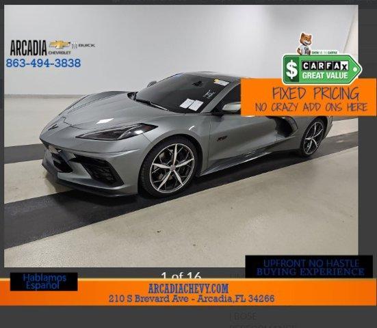 used 2023 Chevrolet Corvette car, priced at $67,000