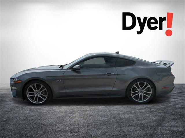 used 2021 Ford Mustang car, priced at $36,499