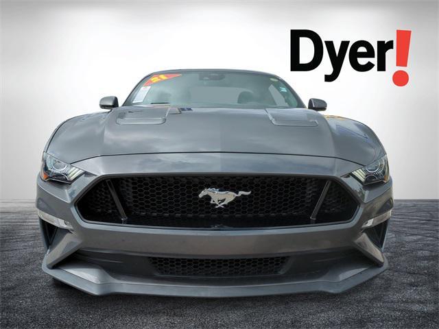used 2021 Ford Mustang car, priced at $36,499
