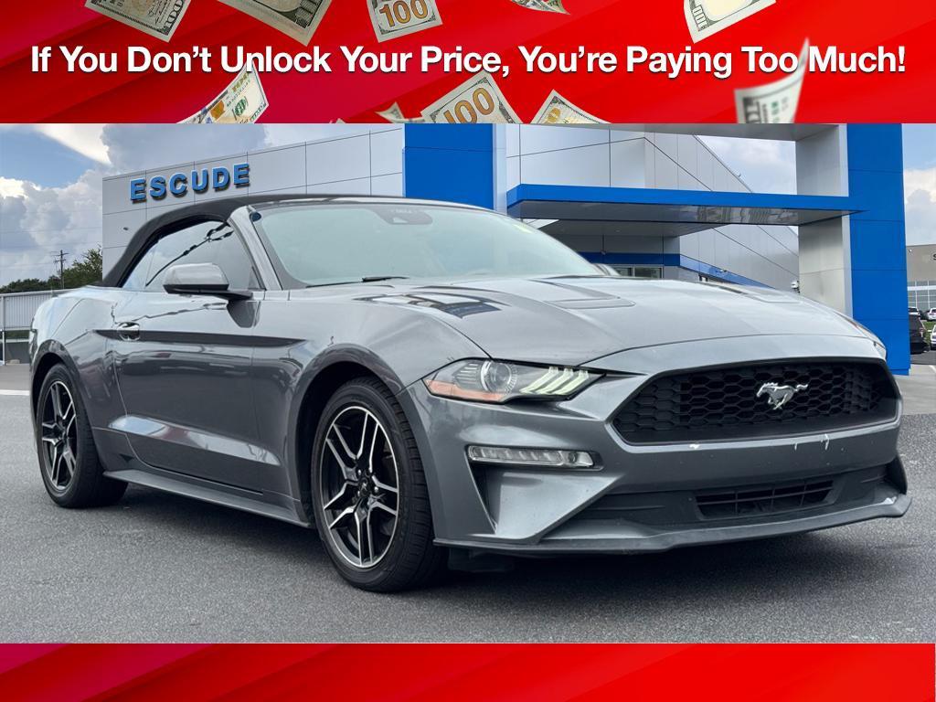 used 2021 Ford Mustang car, priced at $22,862