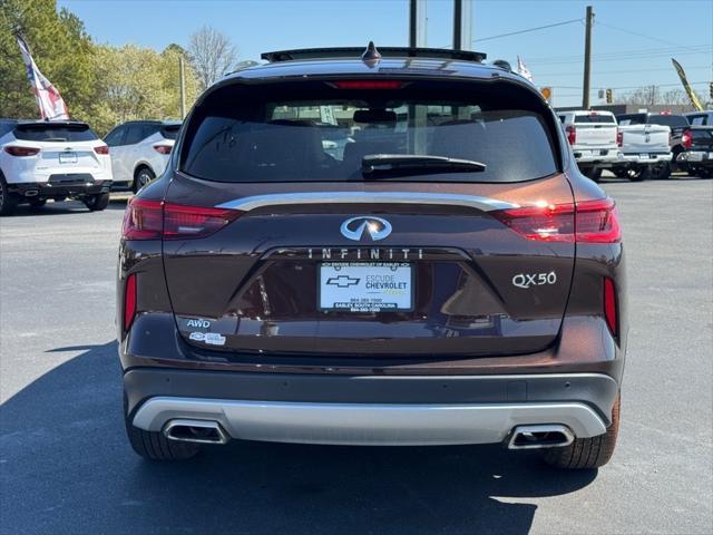 used 2020 INFINITI QX50 car, priced at $29,862