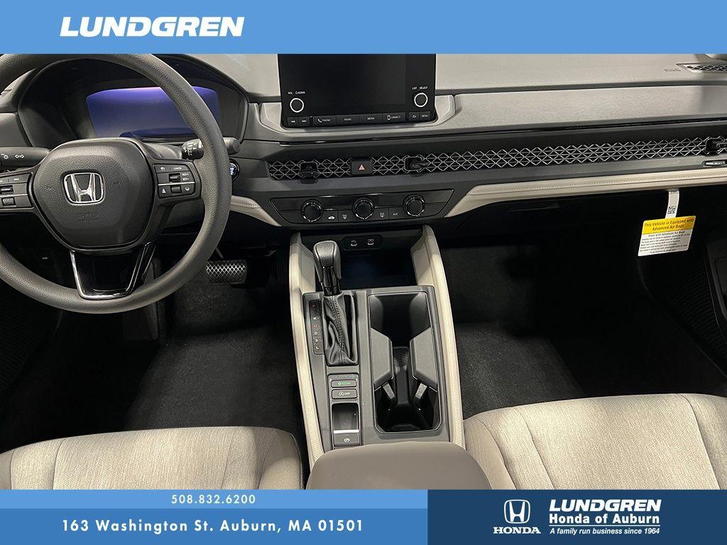 new 2025 Honda Accord car, priced at $29,445