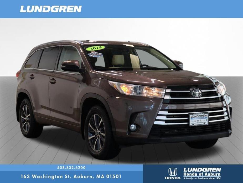 used 2018 Toyota Highlander car, priced at $21,721