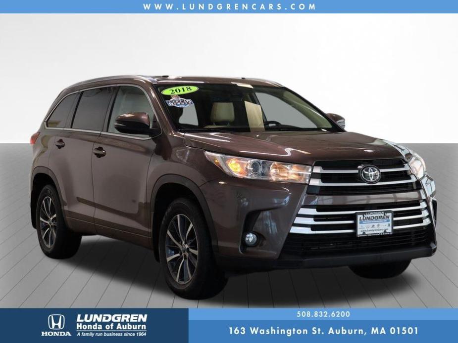 used 2018 Toyota Highlander car, priced at $21,721