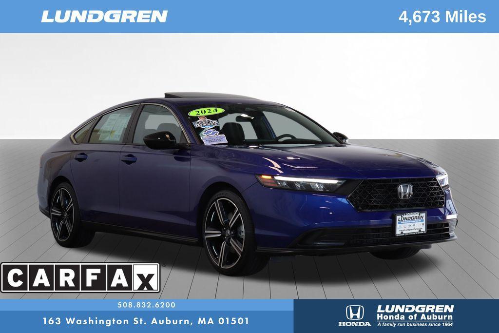 used 2024 Honda Accord Hybrid car, priced at $28,887