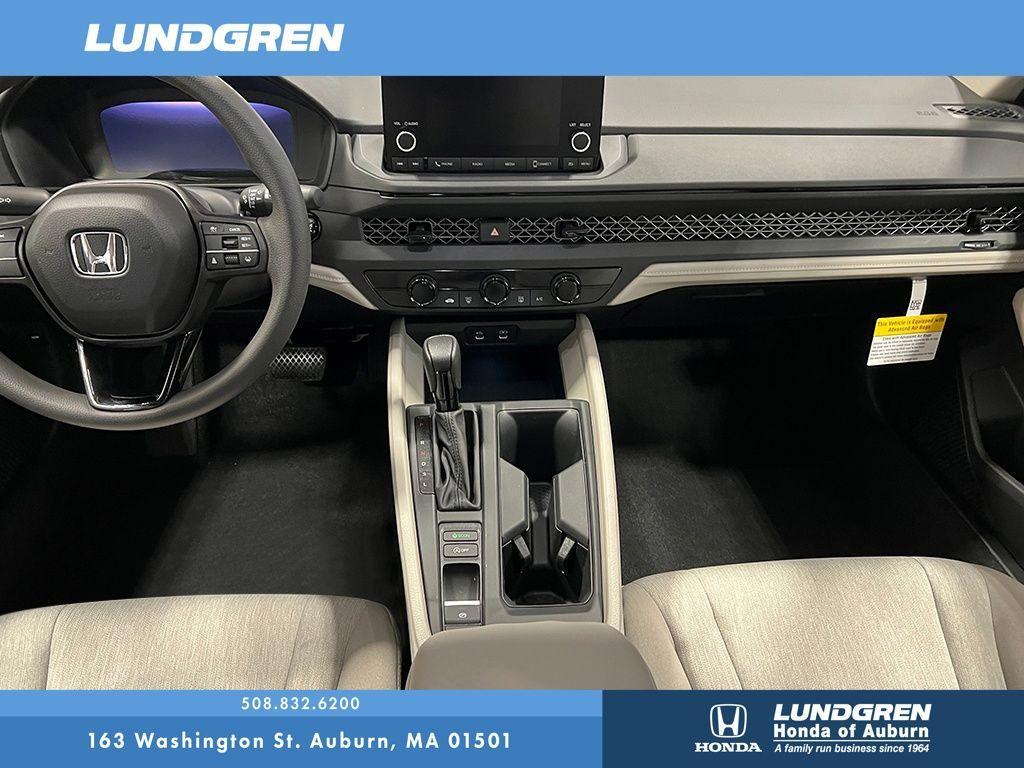 new 2025 Honda Accord car, priced at $29,445