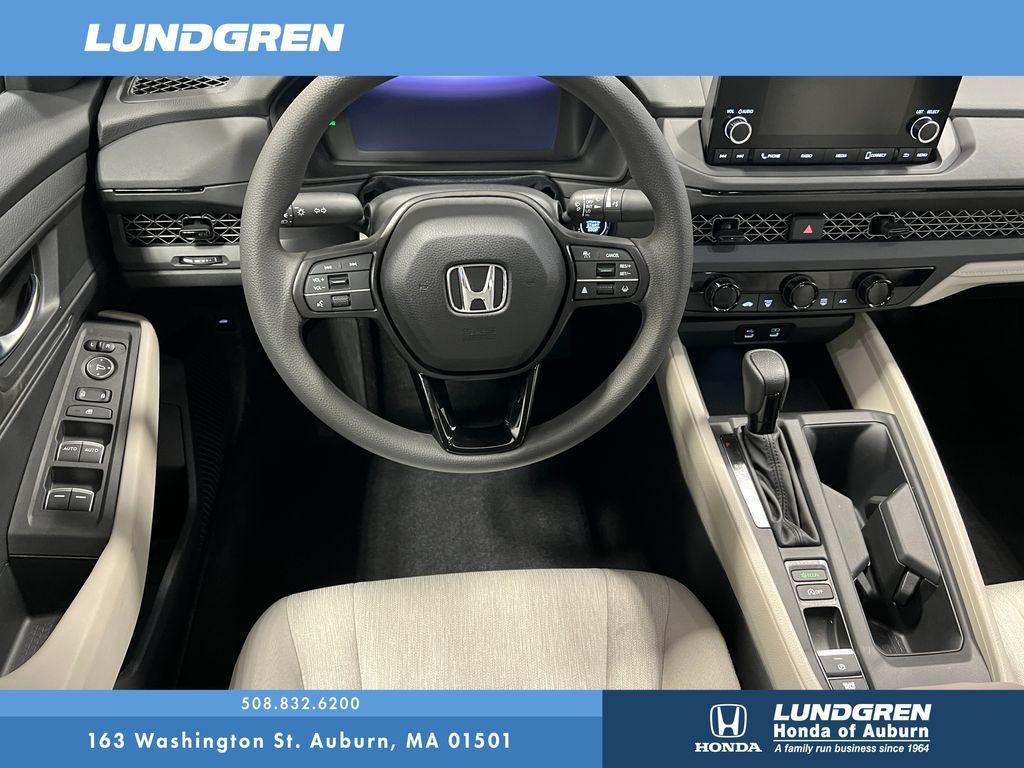 new 2025 Honda Accord car, priced at $29,445