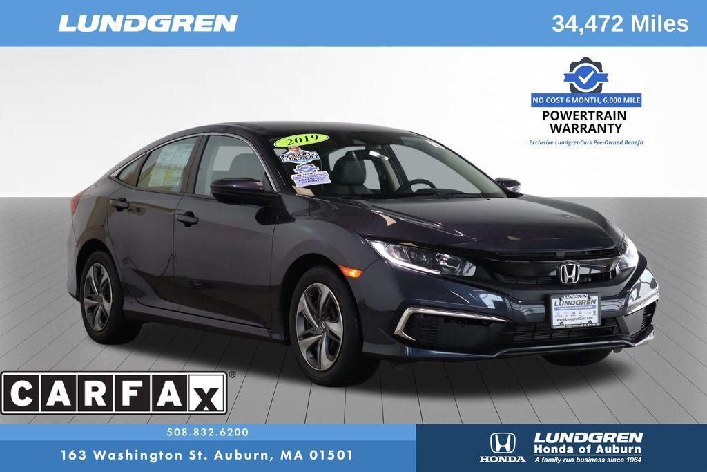 used 2019 Honda Civic car, priced at $20,471