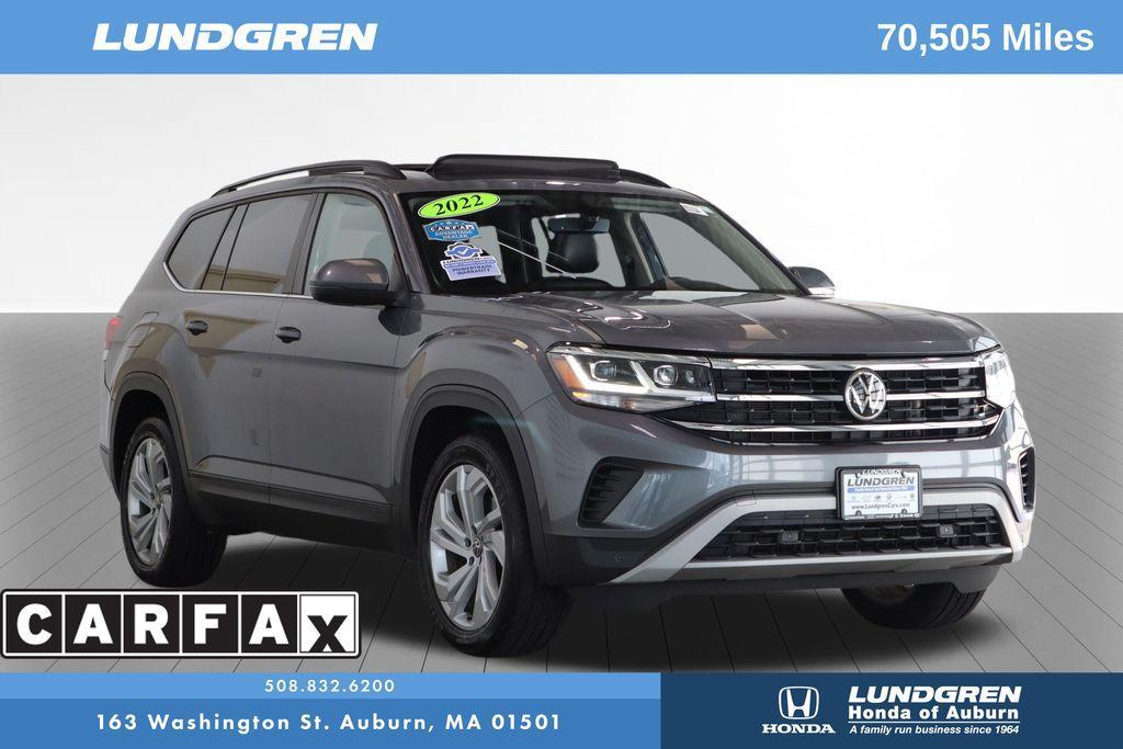 used 2022 Volkswagen Atlas car, priced at $25,997