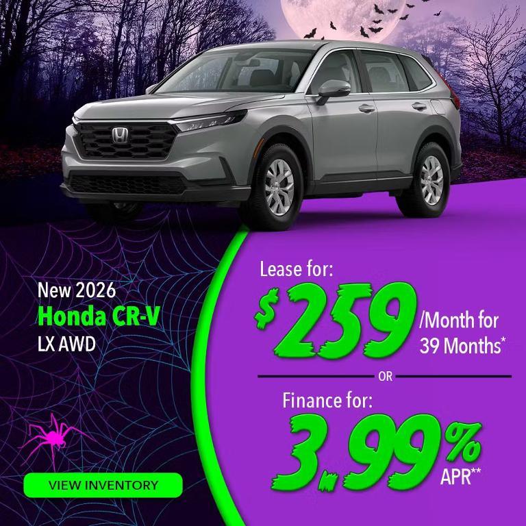 new 2026 Honda CR-V car, priced at $33,870