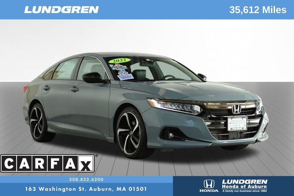 used 2022 Honda Accord car, priced at $26,997