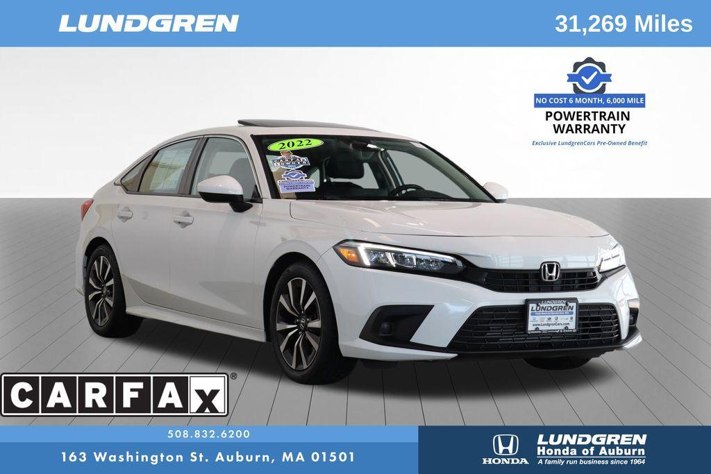 used 2022 Honda Civic car, priced at $25,497